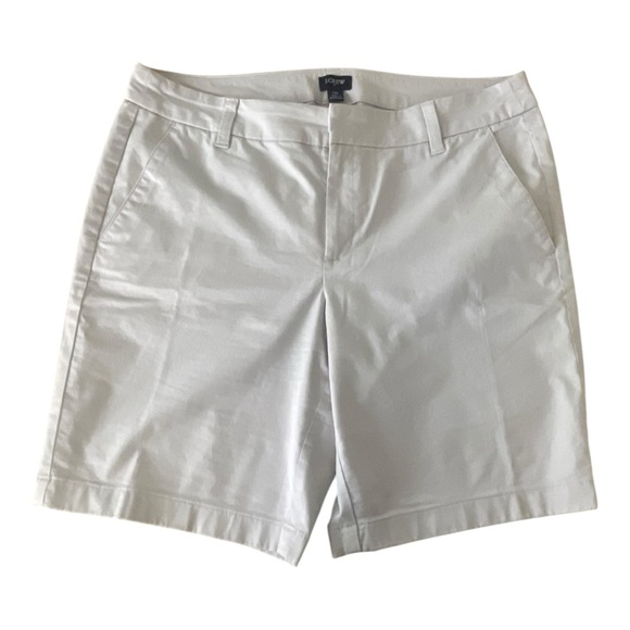 J. Crew Pants - J. Crew White Bermuda Shorts Classic Lightweight Design